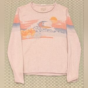 Mother Retro Surf Cotton Cashmere Sweater Women's Size Medium